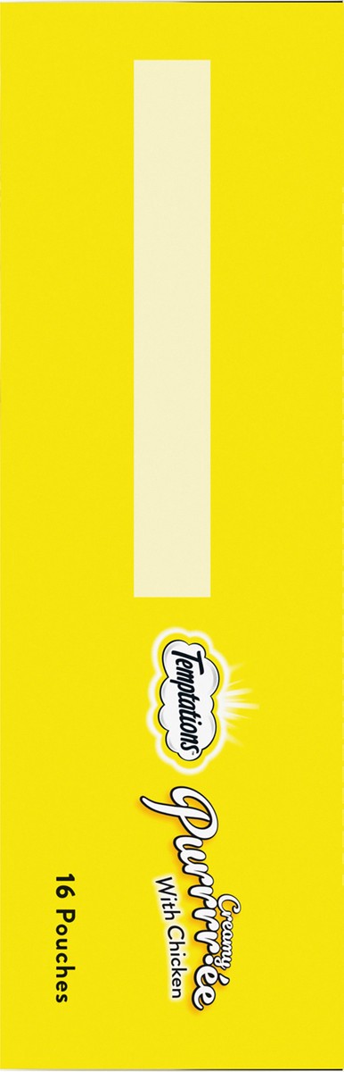 slide 3 of 9, Temptations Lickable Puree Tasty Chicken Flavor Treats for Cats 16 - 0.423 oz Pouches, 16 ct