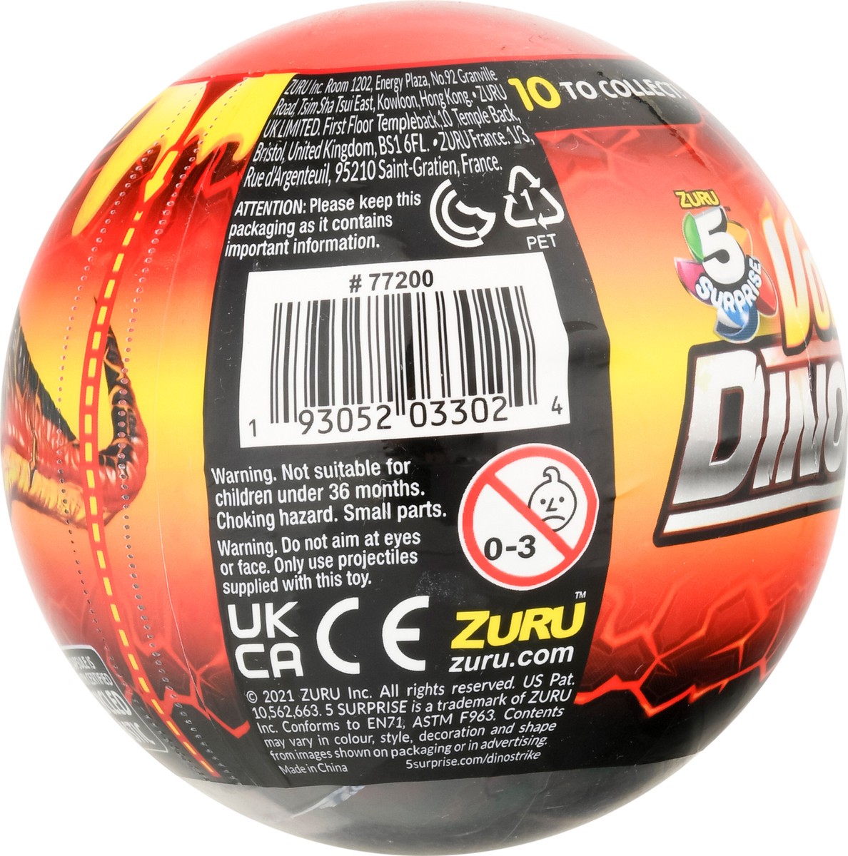 slide 9 of 9, ZURU Dino Strike Volcano Toy 1 ea, 1 ct