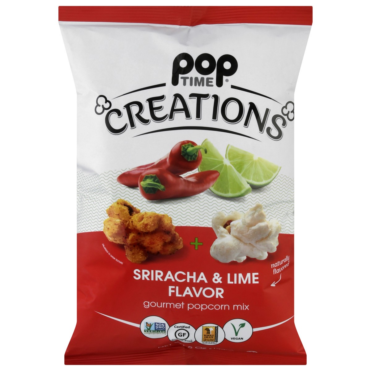 slide 12 of 12, Poptime Creations Sriracha & Lime Flavor Popcorn Mix 5 oz, 5 oz