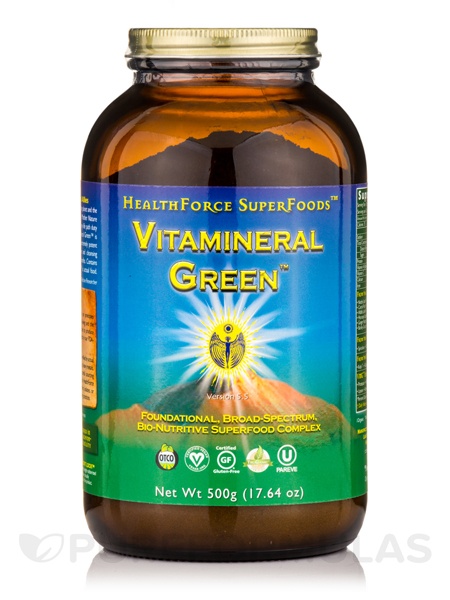 slide 1 of 1, Healthforce Vitamineral Green Powder, 17.64 oz