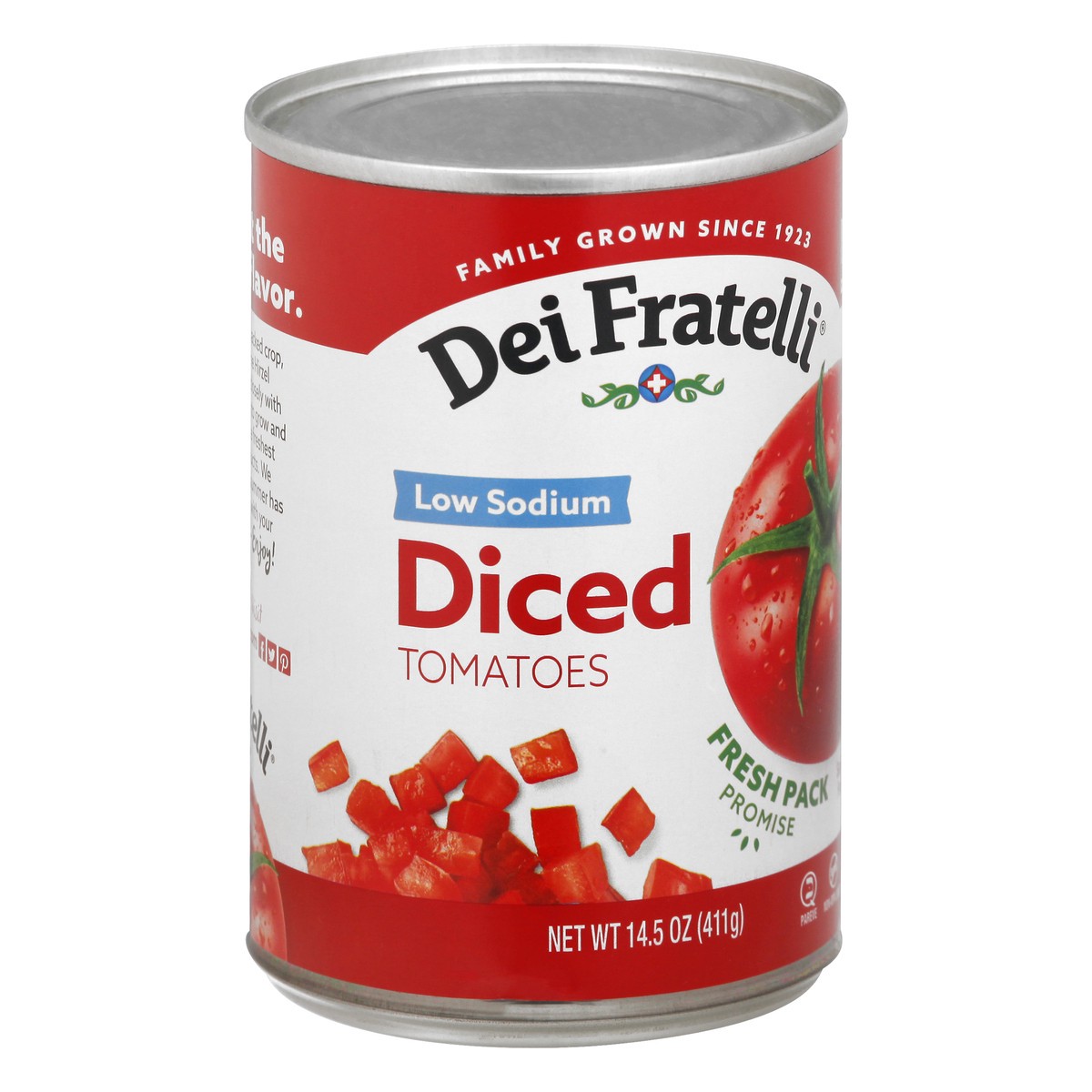 slide 4 of 13, Dei Fratelli Tomato Dice Losodium, 14.5 oz