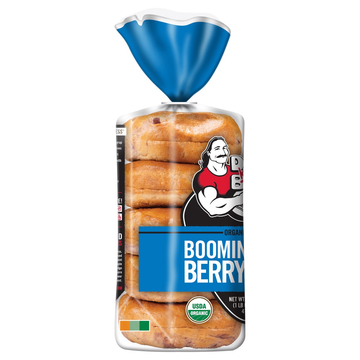 slide 11 of 14, Dave's Killer Bread Boomin Berry Organic Bagels, 16.75 oz