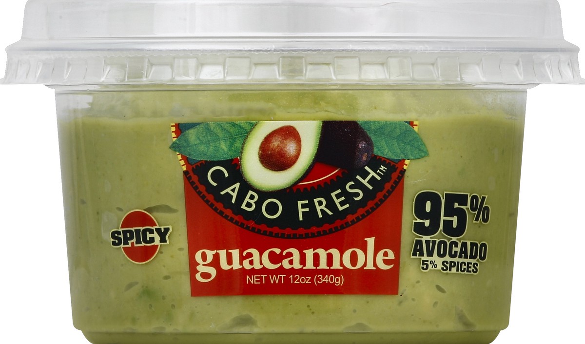 slide 3 of 3, Cabo Fresh Spicy Guacamole, 12 oz