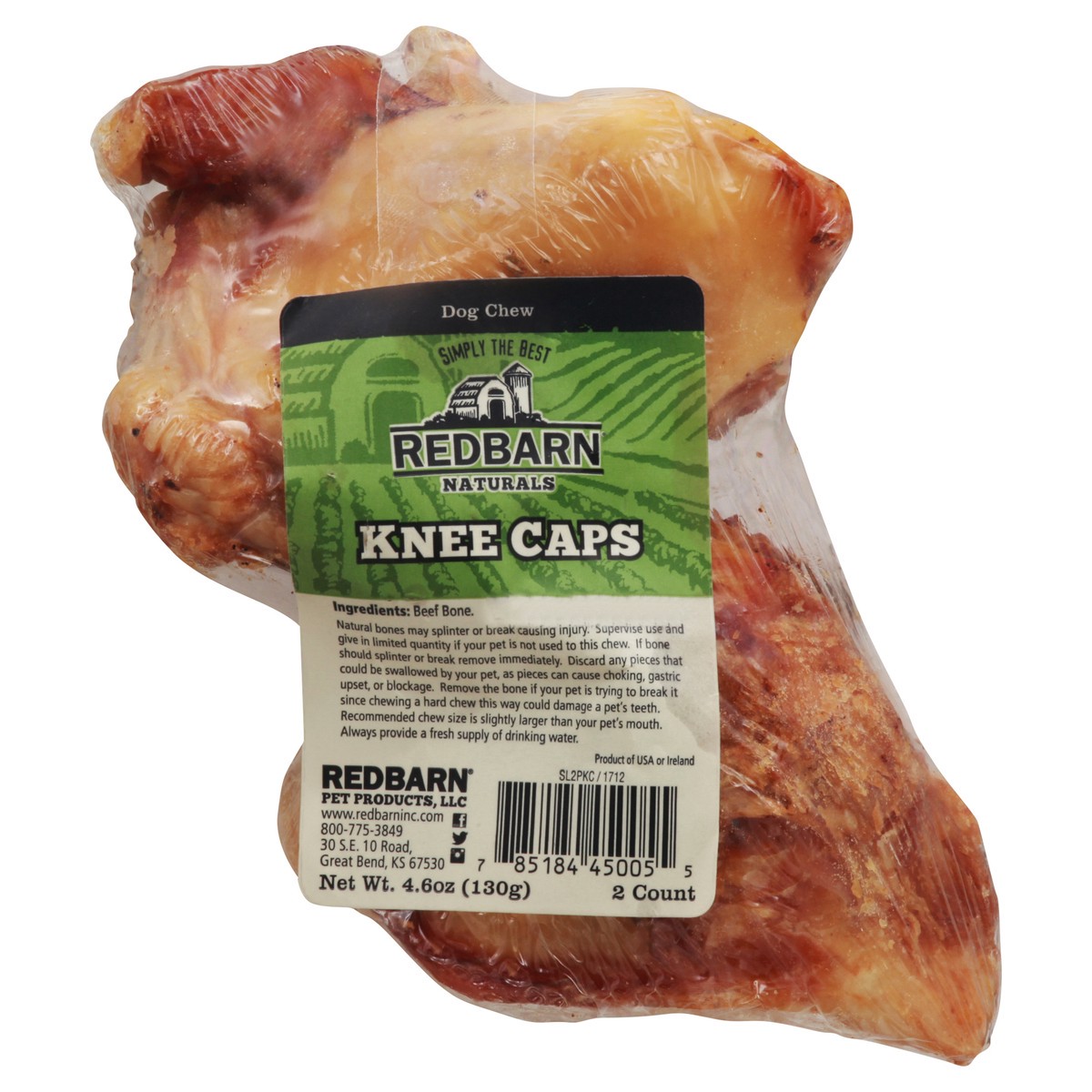 slide 2 of 5, Redbarn Naturals Knee Caps Dog Chew 2 2 ea, 2 ct