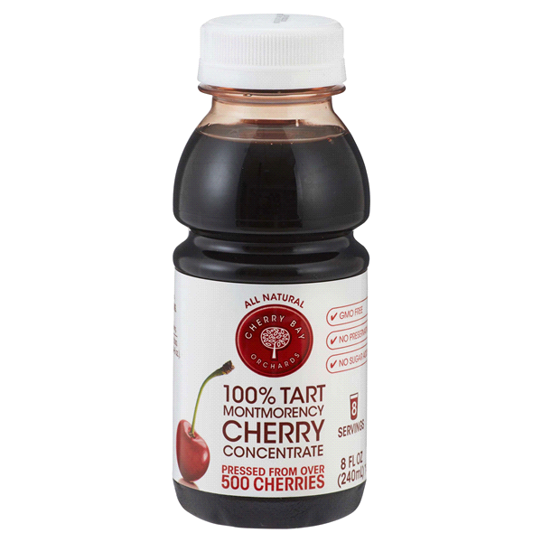 slide 1 of 1, Cherry Bay Orchards 100% Tart Montmorency Cherry Concentrate, 8 oz