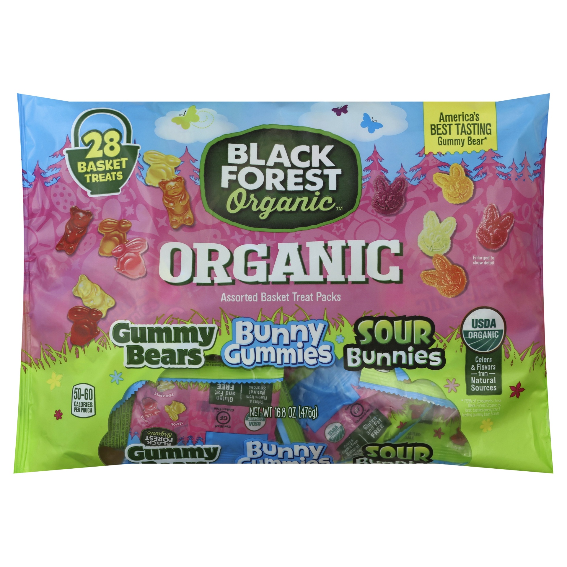 slide 1 of 5, Black Forest Organic Easter Treat Packs, 28 ct; 16.8 oz