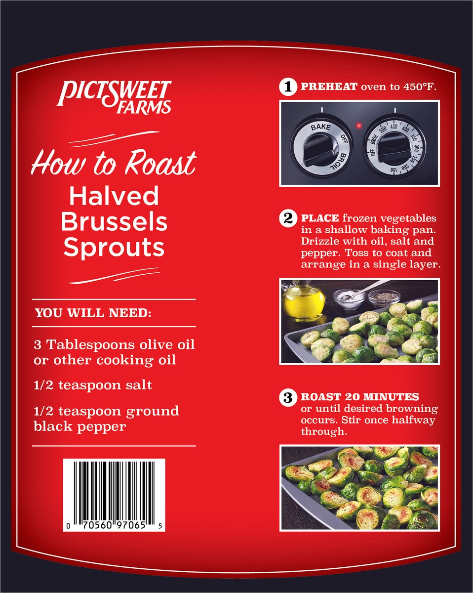 slide 2 of 3, PictSweet Brussels Sprouts, 16 oz