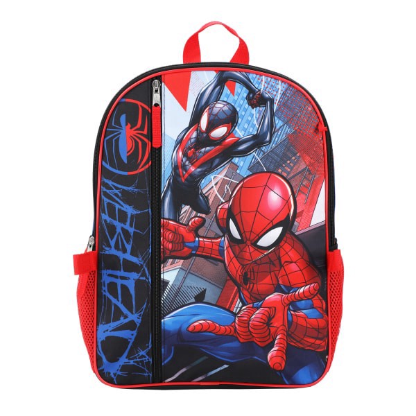 slide 4 of 10, Bioworld Marvel Spider-Man 5-Piece Backpack Set, Black/Blue/Red, 1 ct