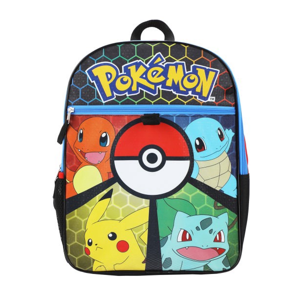 slide 5 of 10, Bioworld Pokémon Starter Characters 5-Piece Backpack Set, Red, 1 ct