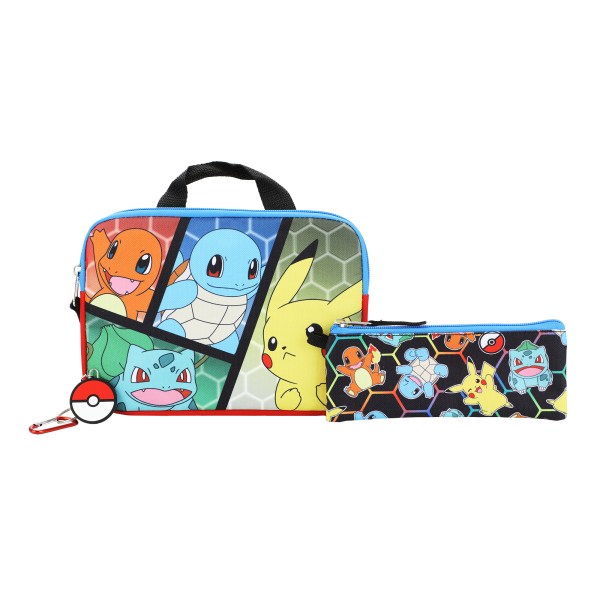 slide 7 of 10, Bioworld Pokémon Starter Characters 5-Piece Backpack Set, Red, 1 ct