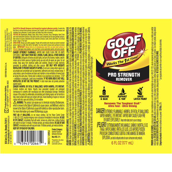 slide 4 of 5, Goof Off Professional Strength Remover, 6 oz