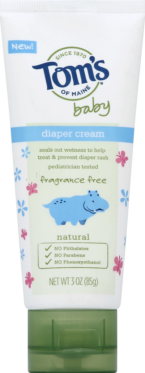 slide 2 of 2, Tom's of Maine Diaper Cream 3 oz, 3 oz