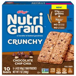 Nutrigrain Nutri-Grain Cereal Bars Chocolate Chip Chia 7oz