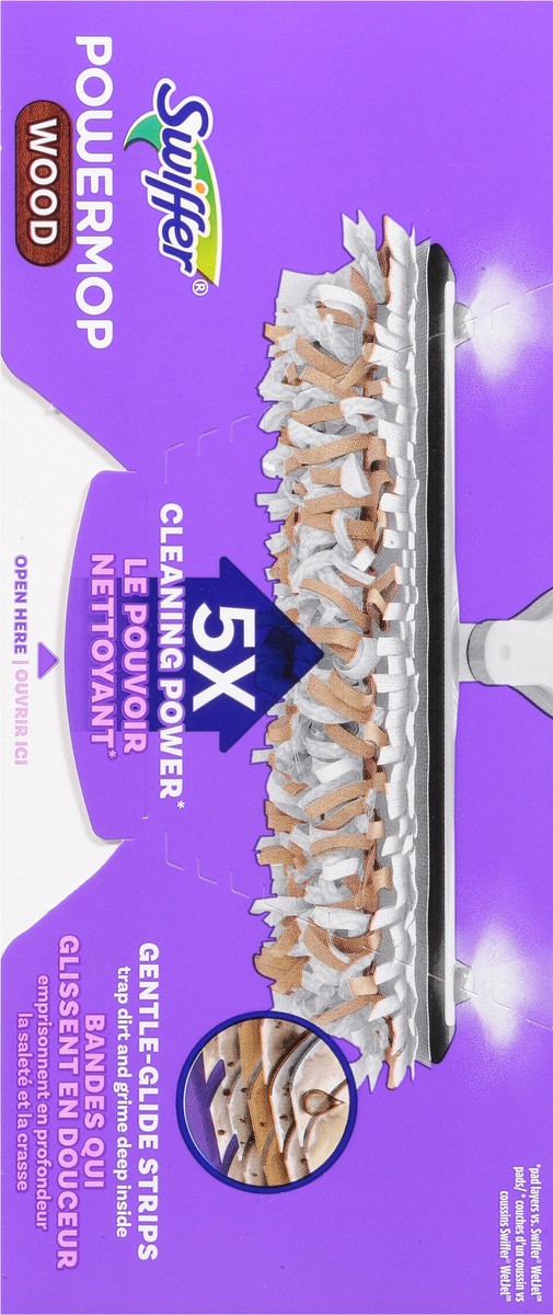 slide 8 of 12, Swiffer Powermop Wood Mopping Pads 5 ea, 5 ct