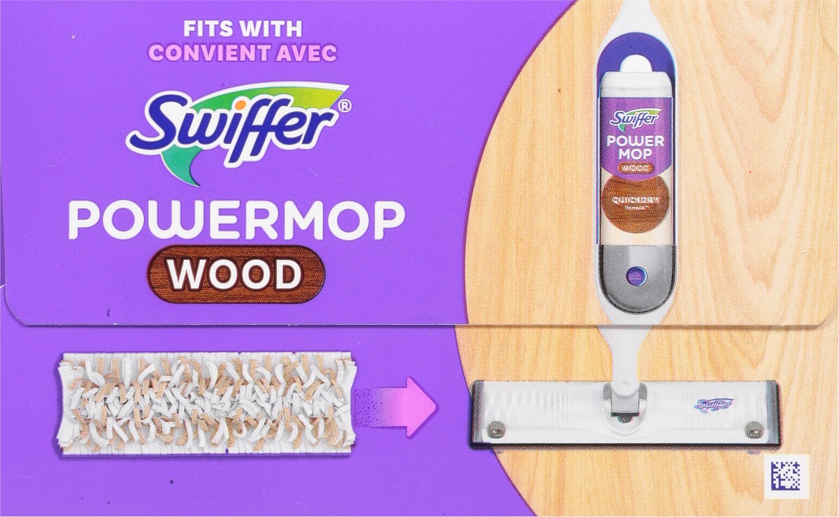 slide 4 of 12, Swiffer Powermop Wood Mopping Pads 5 ea, 5 ct