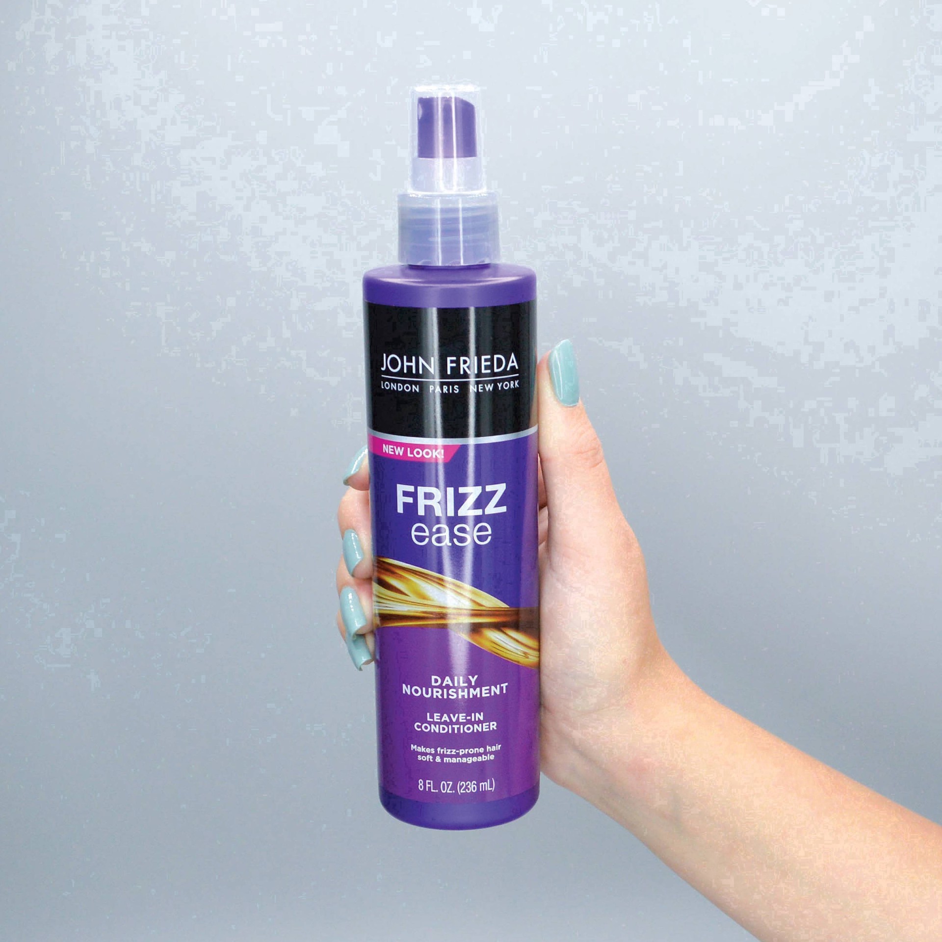 slide 8 of 111, John Frieda Anti Frizz, Frizz Ease Daily Nourishment Leave-In Conditioner, Anti Frizz Conditioner and Heat Protectant for Frizz-prone Hair, 8 oz, with Vitamin A, C, and E, 8 fl oz