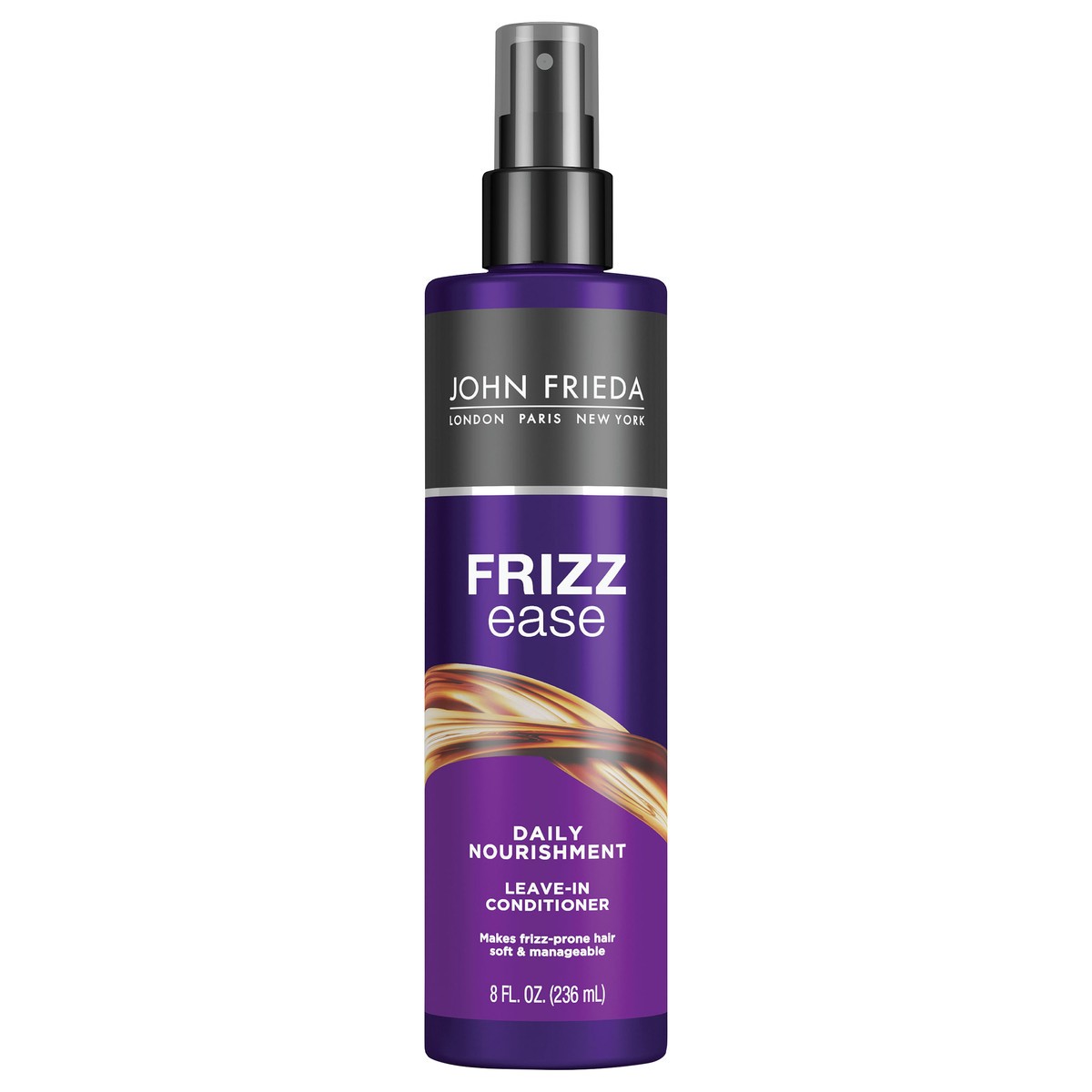 slide 1 of 111, John Frieda Anti Frizz, Frizz Ease Daily Nourishment Leave-In Conditioner, Anti Frizz Conditioner and Heat Protectant for Frizz-prone Hair, 8 oz, with Vitamin A, C, and E, 8 fl oz