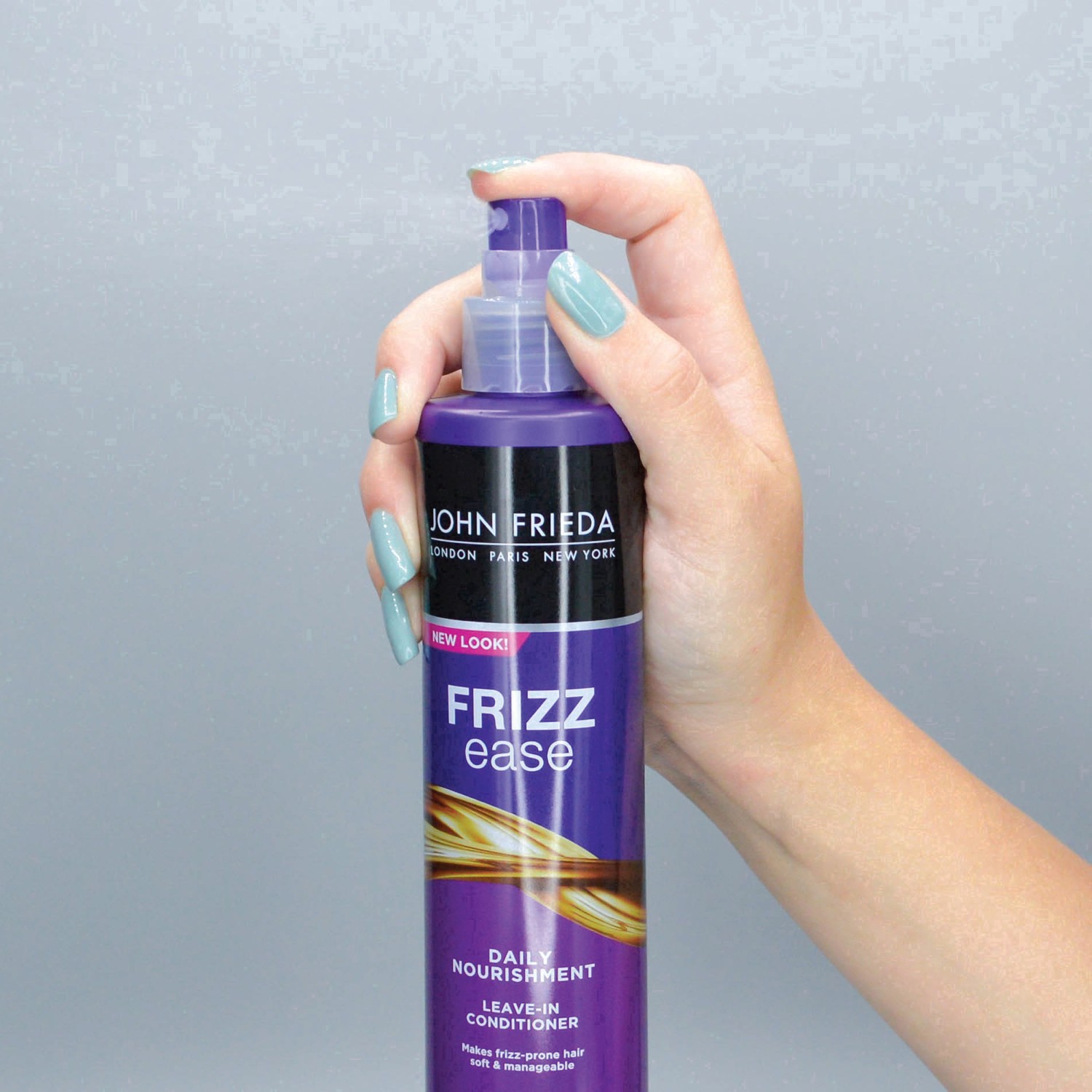 slide 95 of 111, John Frieda Anti Frizz, Frizz Ease Daily Nourishment Leave-In Conditioner, Anti Frizz Conditioner and Heat Protectant for Frizz-prone Hair, 8 oz, with Vitamin A, C, and E, 8 fl oz