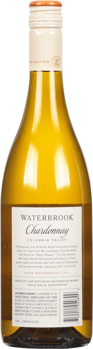 slide 4 of 11, Waterbrook Winery Columbia Valley Chardonnay 750 ml Bottle, 750 ml
