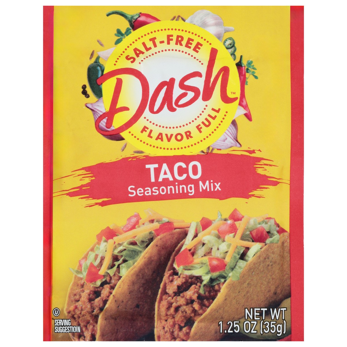slide 1 of 13, Dash Salt-Free Taco Seasoning Mix 1.25 oz, 1.25 oz