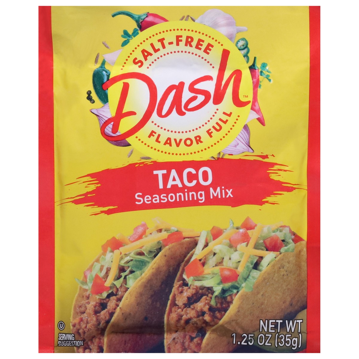 slide 1 of 13, Dash Salt-Free Taco Seasoning Mix 1.25 oz, 1.25 oz