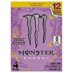 Monster Energy Ultra Wild Passion 6/4/12oz