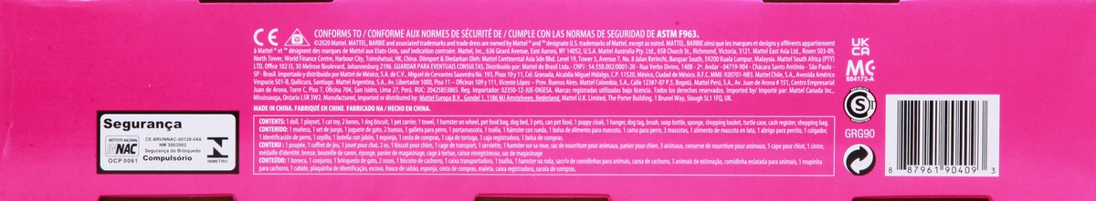 slide 3 of 9, Barbie 3+ Doll, Pets and Playset 1 ea, 1 ct