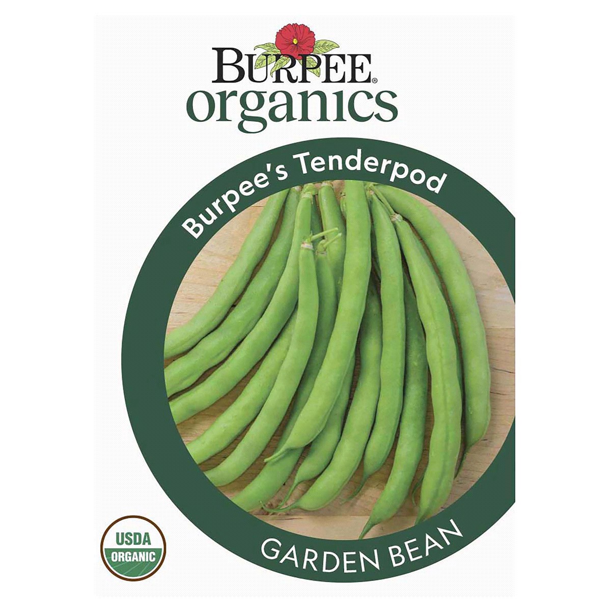 slide 1 of 5, Burpee Organic Bean Burpee's Tenderpod Seeds, 1 ct