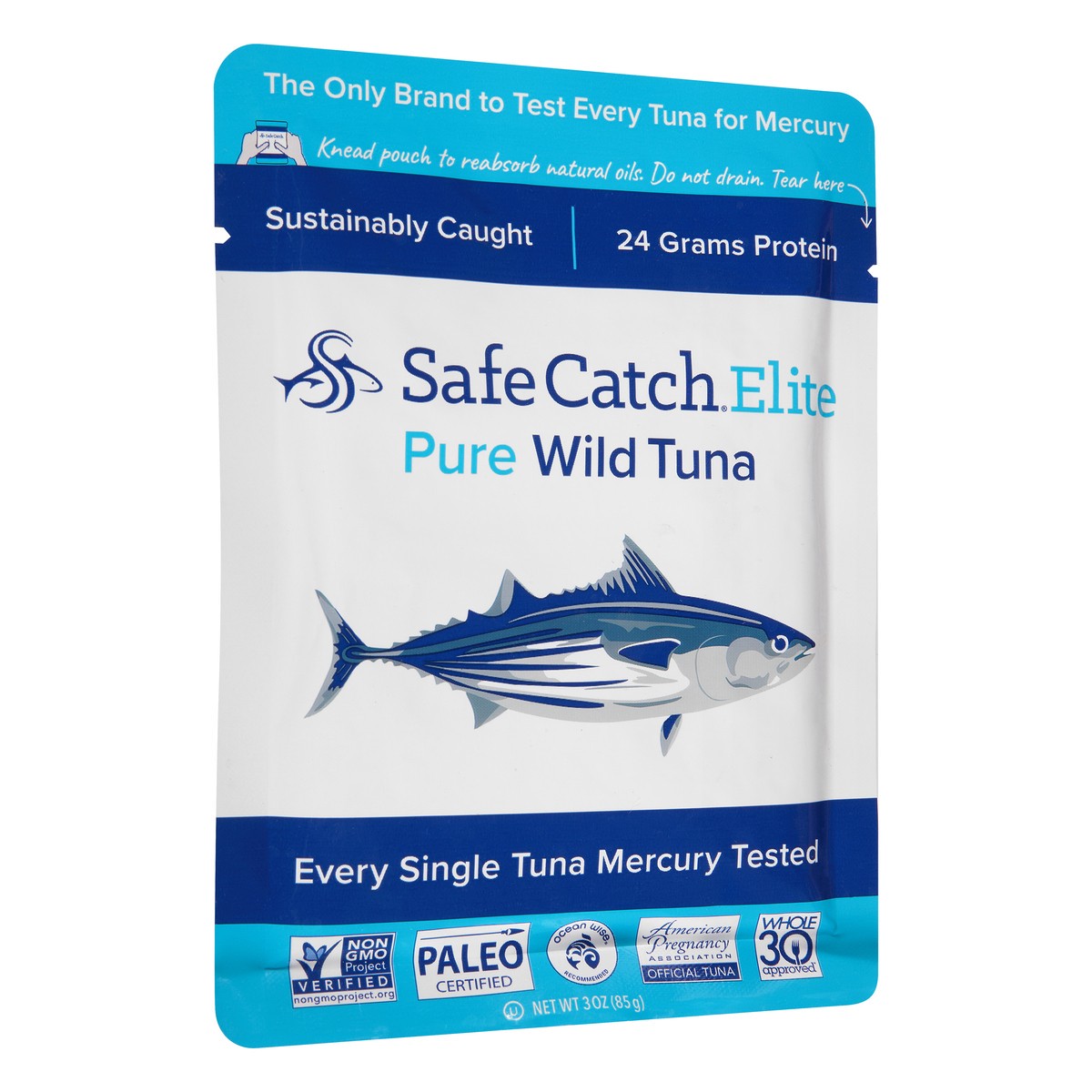 slide 2 of 9, Safe Catch Tuna Pouch - 3oz, 3 oz