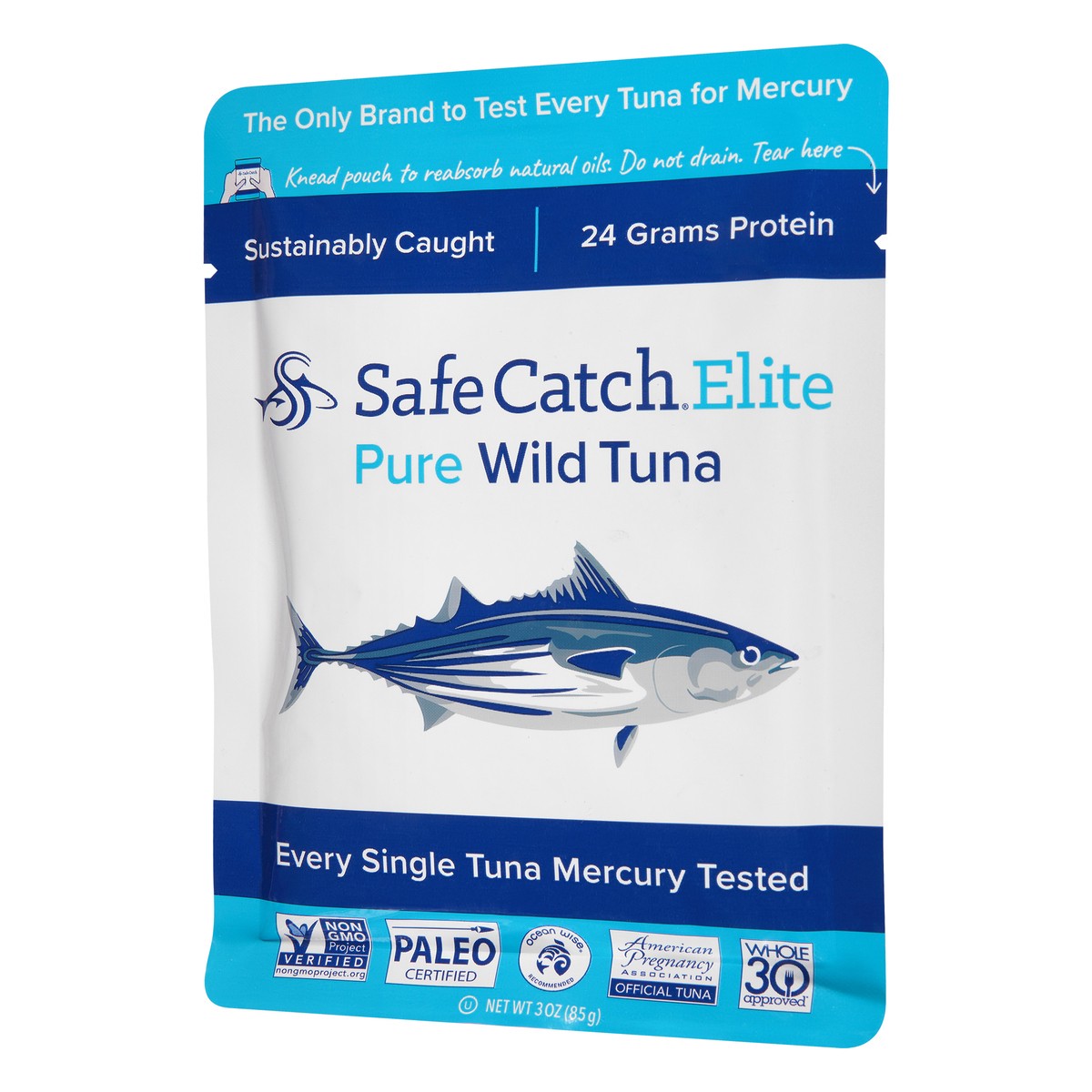 slide 3 of 9, Safe Catch Tuna Pouch - 3oz, 3 oz