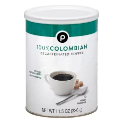 Publix Decaffeinated 100% Colombian Coffee - 11.5 oz