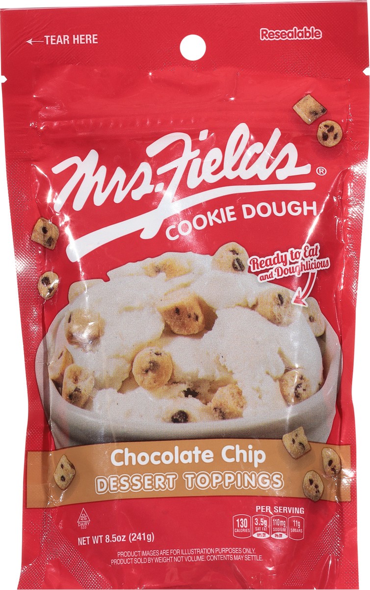 slide 8 of 9, Mrs. Field's Cookie Dough Chocolate Chip Dessert Toppings 8.5 oz, 8.5 oz