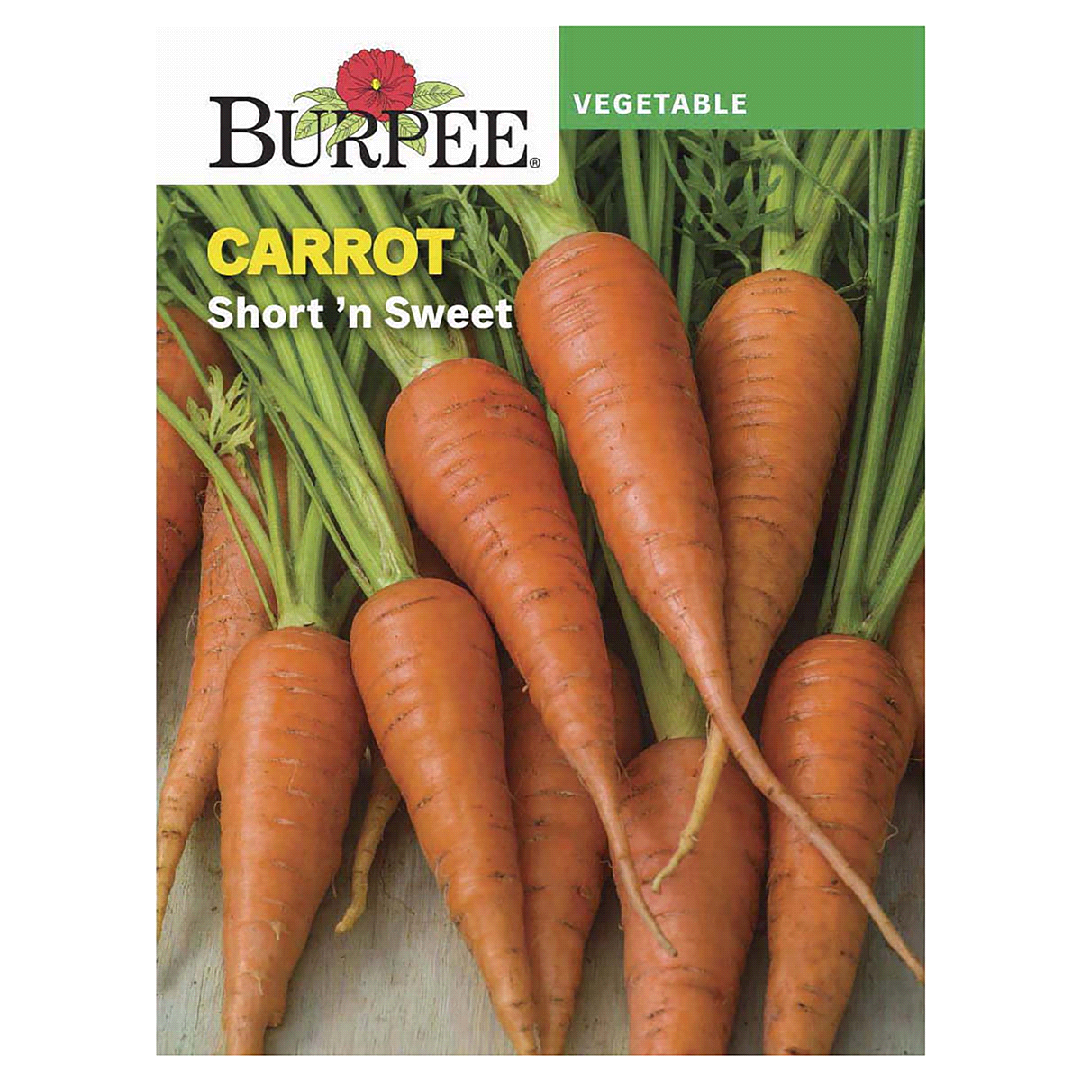 slide 1 of 5, Burpee Short N' Sweet Carrot Seeds, 1 ct