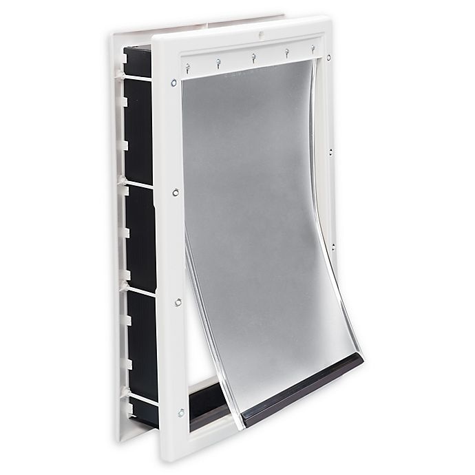 slide 1 of 1, Premier Pet Medium Plastic Pet Door - White, 1 ct