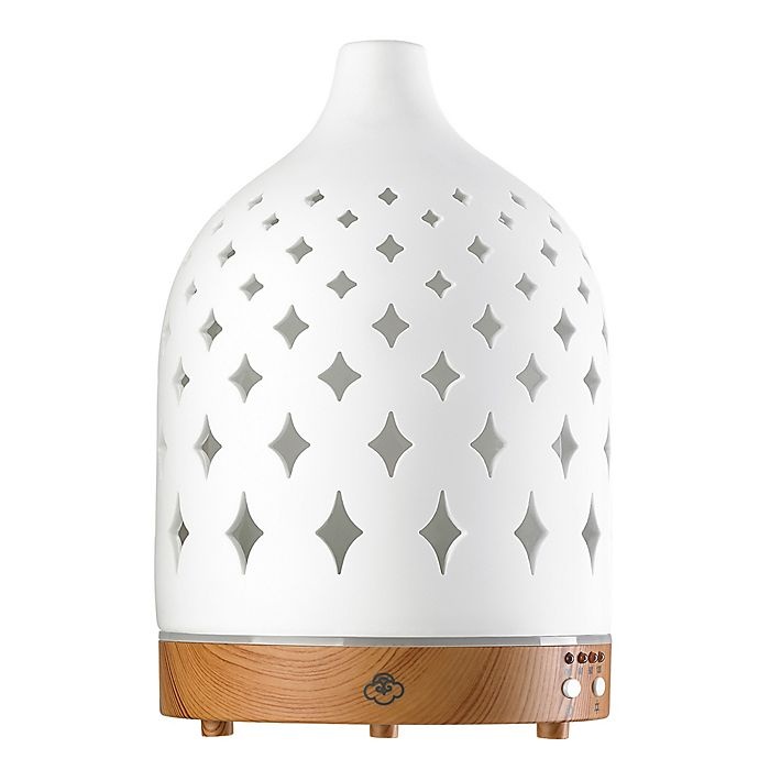 slide 1 of 2, Serene House Supernova Ceramic Diffuser - White, 1 ct