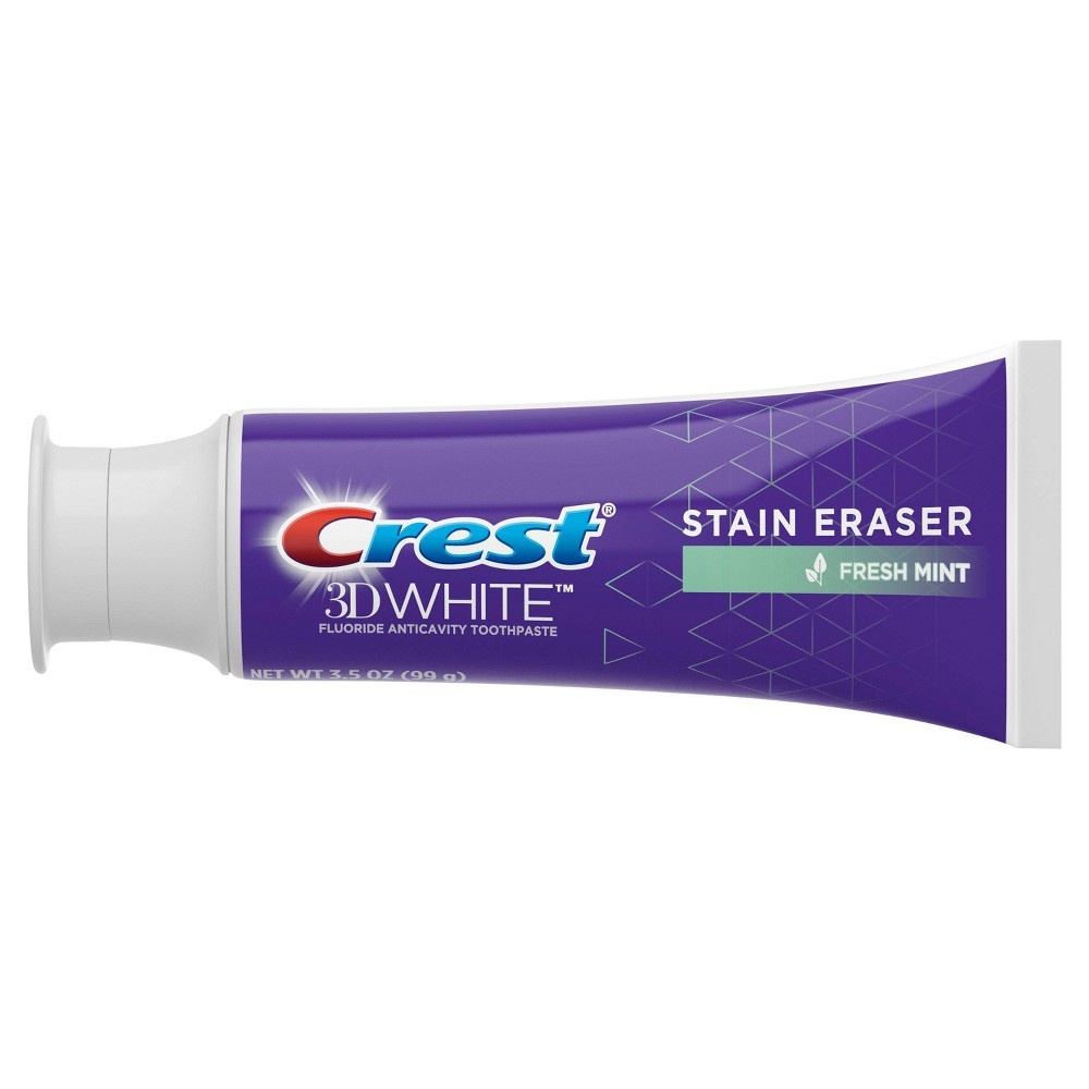 slide 2 of 3, Crest 3D White Stain Eraser, Whitening Toothpaste Fresh Mint, 3.5 Oz, 3.5 oz