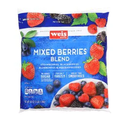 Weis Quality Whole Unsweetened Freshly Frozen Mixed Berries