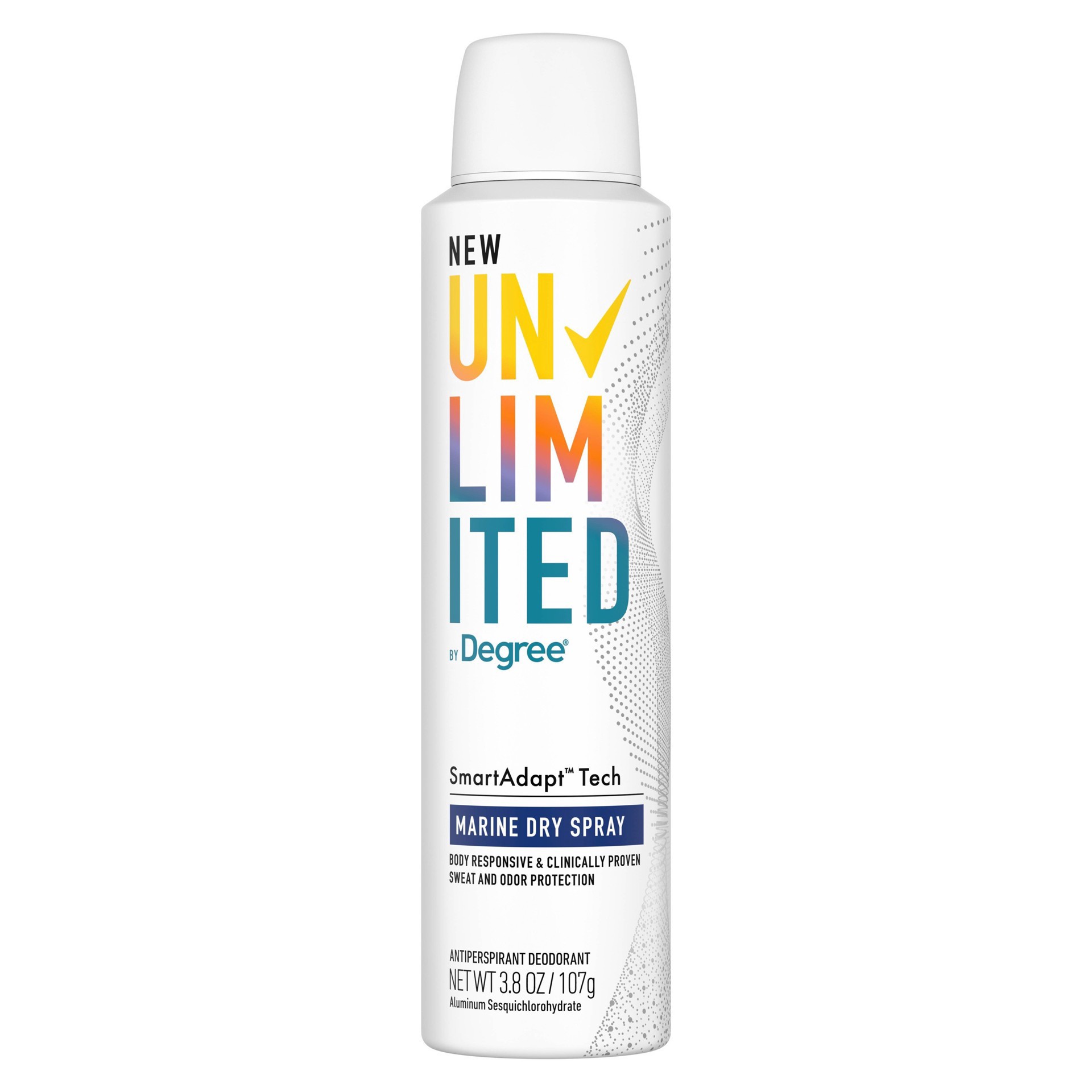 slide 4 of 5, Degree Unlimited Marine Antiperspirant Deodorant, 3.8 oz