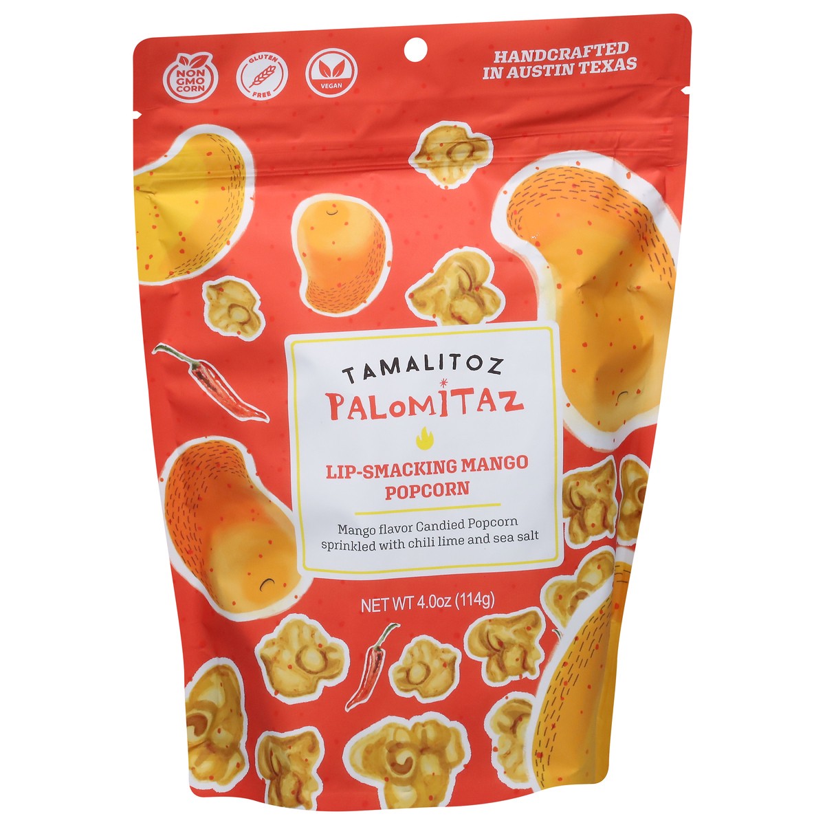 slide 8 of 9, Tamalitoz Lip-Smacking Mango Popcorn 4.0 oz, 4 oz