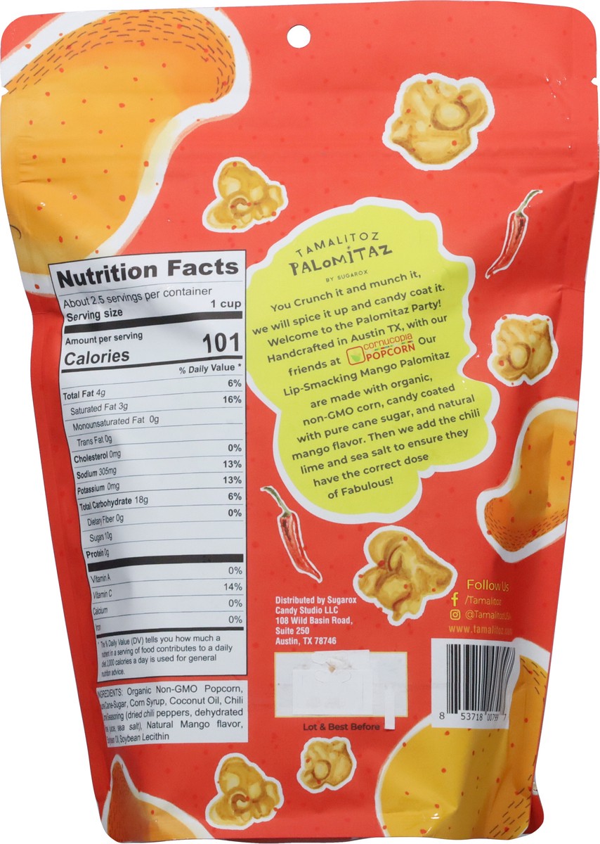 slide 3 of 9, Tamalitoz Lip-Smacking Mango Popcorn 4.0 oz, 4 oz
