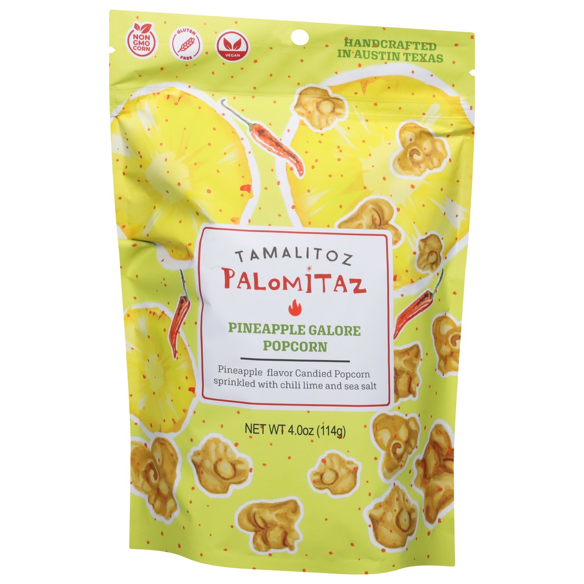 slide 4 of 9, Tamalitoz Palomitaz Pineapple Galore Popcorn 4.0 oz, 4 oz