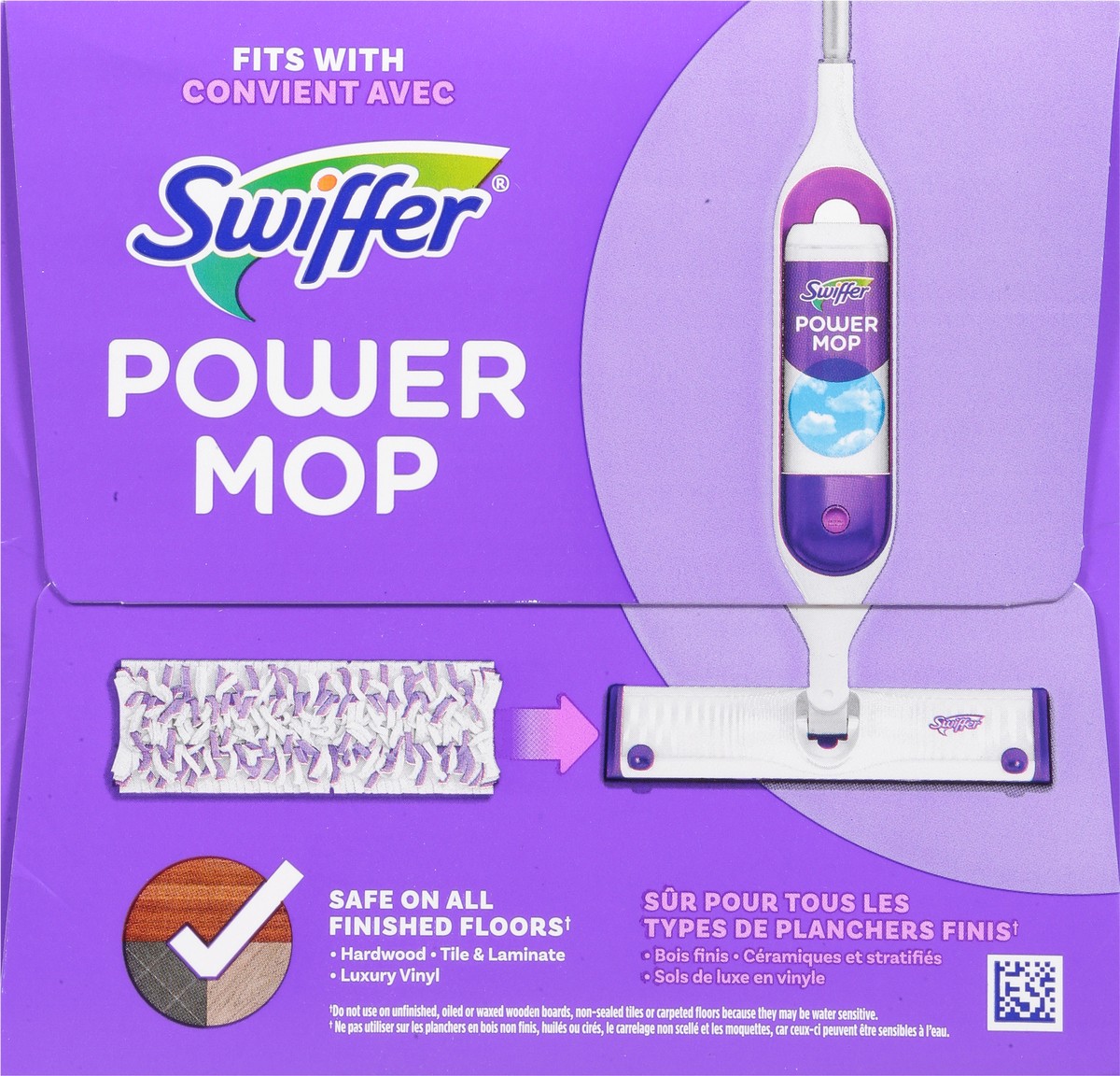 slide 4 of 11, Swiffer Powermop Mopping Pads Value Size 8 ea, 8 ct