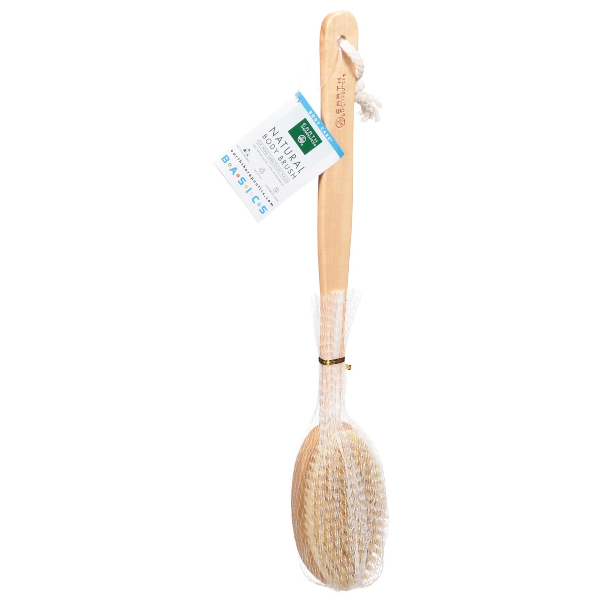 slide 2 of 10, Earth Therapeutics Body Brush, Natural, 1 ct