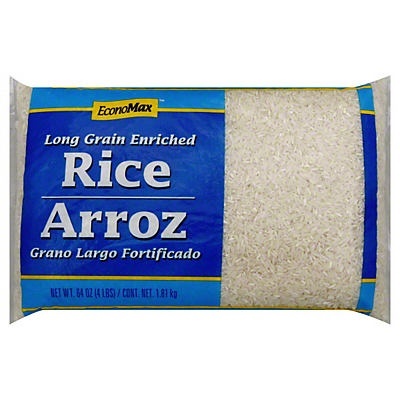slide 1 of 1, EconoMax Long Grain Rice, 4 lb