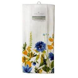 Room & Retreat Seasonal Wildflowers Printed Dual Purpose Kitchen Towel, 16 In X 26 In