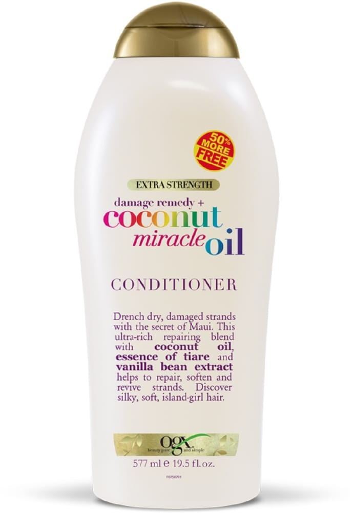 slide 1 of 1, OGX Coconut Miracle Oil Conditioner, 19.5 fl oz