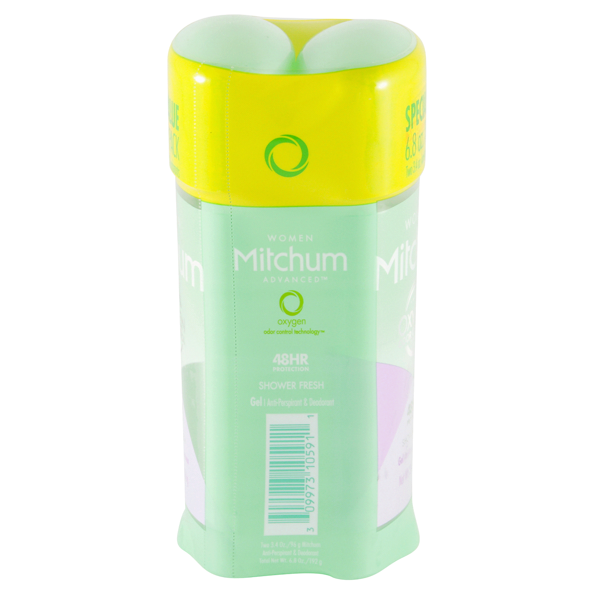slide 4 of 4, Mitchum Power Gel Women's Shower Fresh Gel Antiperspirant Deodorant, 2 ct; 3.4 oz