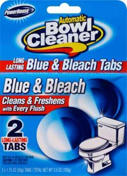 PowerHouse Blue & Bleach Tabs Automatic Bowl Cleaner 2 - 1.75 oz Tabs