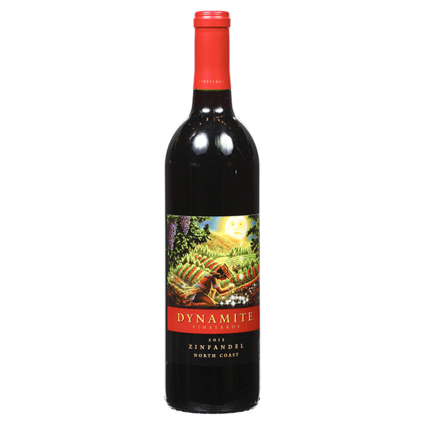 slide 1 of 2, Dynamite Vineyards Zinfandel Wine, 750 ml