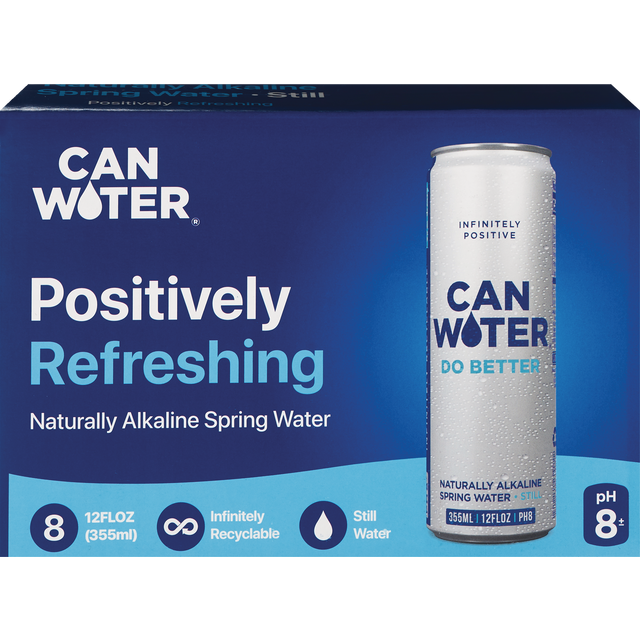 slide 1 of 1, C.A. Fortune Sales & Marketing Can Water - 12 oz, 12 oz